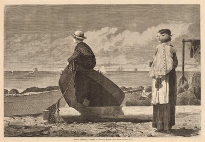 Papa arrive ! - Winslow Homer