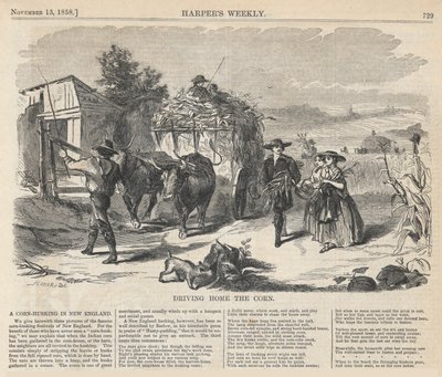 Retour à la maison avec le maïs, de Harper - Winslow Homer
