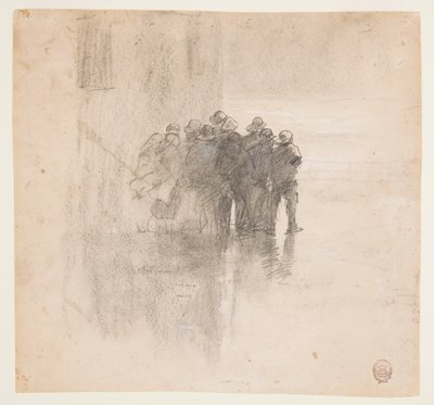 Pêcheurs en cirés, Cullercoats, Angleterre - Winslow Homer