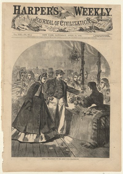 Département floral de la Grande Foire, de Harper - Winslow Homer