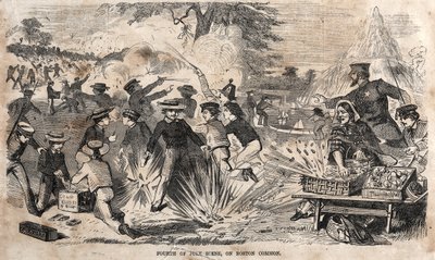 Scène du 4 juillet, sur Boston Common, 1859 - Winslow Homer
