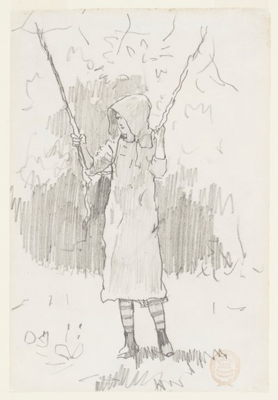 Fille sur une Balançoire - Winslow Homer