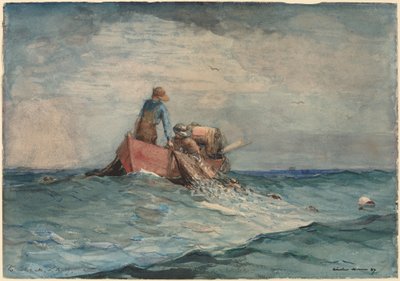Ramener les filets - Winslow Homer
