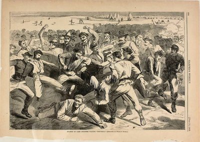 Vacances au camp - Soldats jouant au football - Winslow Homer