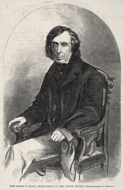 Hon. Roger B. Taney, Juge en Chef des États-Unis, 1860 - Winslow Homer
