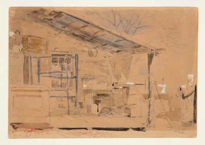 Maison avec un porche - Winslow Homer