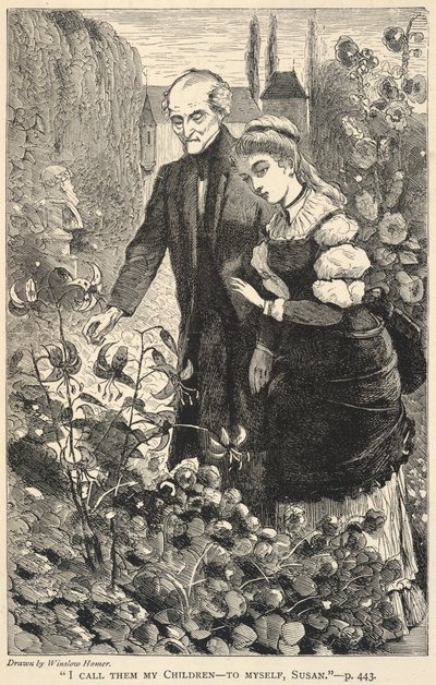 "Je les appelle mes enfants - à moi-même, Susan", extrait de La Galaxie, octobre 1869 - Winslow Homer