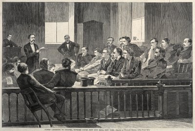 Jurés écoutant l