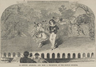 La Petite Angelina et Miss C. Thompson, au Boston Museum - Winslow Homer