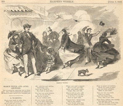 Vents de mars, de Harper - Winslow Homer
