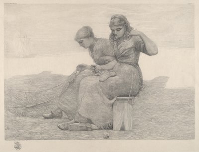 Réparer les filets - Winslow Homer