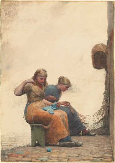 Réparation des filets - Winslow Homer