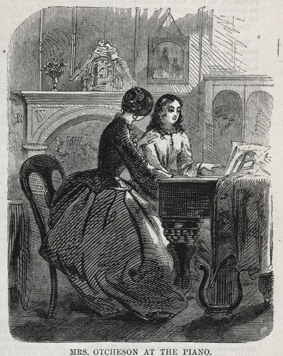 Mme Otcheson au piano, 1860 - Winslow Homer