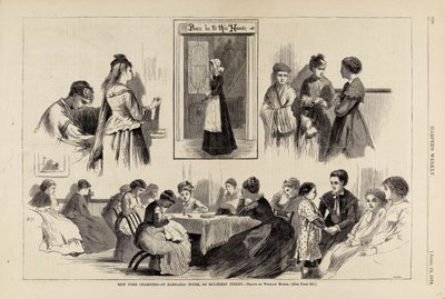 New York Charities--St. Barnabas House, extrait de Harper