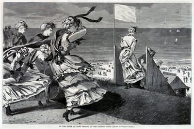 Sur la falaise de Long Branch, à l