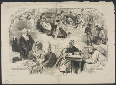 Nos femmes et la guerre, 1862 - Winslow Homer