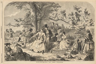 Pique-nique dans les bois, de Harper - Winslow Homer