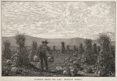 Citrouilles parmi le maïs - Winslow Homer