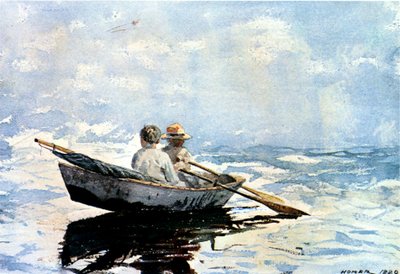 Ramer le Bateau, 1880 - Winslow Homer