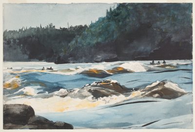 Rivière Saguenay, rapides inférieurs - Winslow Homer