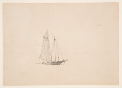 Goélette avec annexe - Winslow Homer
