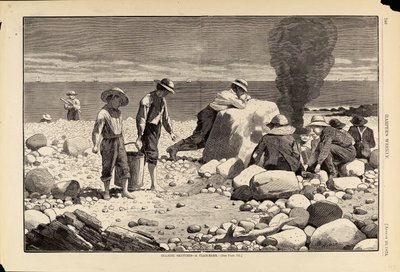 Sea-Side Sketches--A Clam-Bake, tiré de Harper