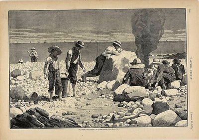Esquisses de bord de mer - Une cuisson de palourdes - Winslow Homer
