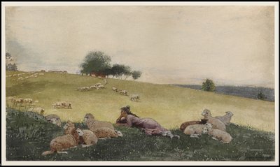 Bergère de la ferme de Houghton, 1878 - Winslow Homer