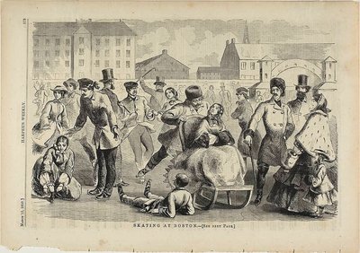 Patinage à Boston - Winslow Homer