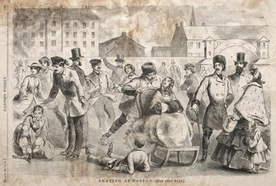 Patinage à Boston - Winslow Homer