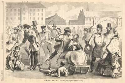 Patinage à Boston, de Harper - Winslow Homer