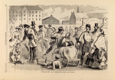 Patinage à Boston, tiré de Harper