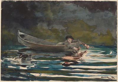 Esquisse pour "Chien et chasseur" - Winslow Homer