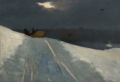 Balade en traîneau, c.1890-95 - Winslow Homer