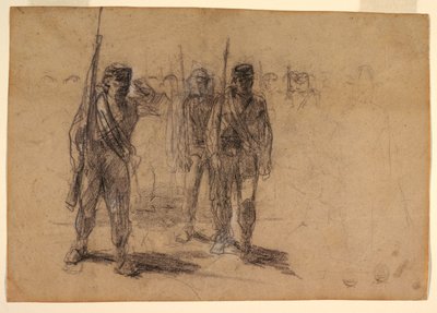 Soldats en exercice - Winslow Homer