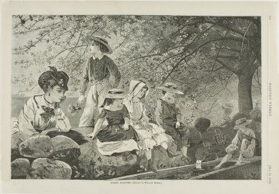 Fleurs de printemps - Winslow Homer