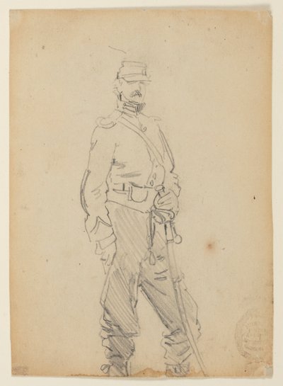 Officier debout - Winslow Homer