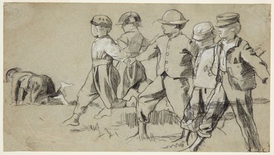 Étude pour "Snap the Whip" - Winslow Homer
