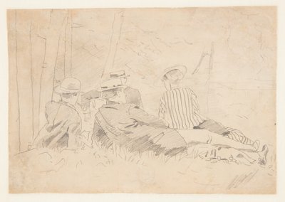 Étude pour "La partie de pêche" - Winslow Homer
