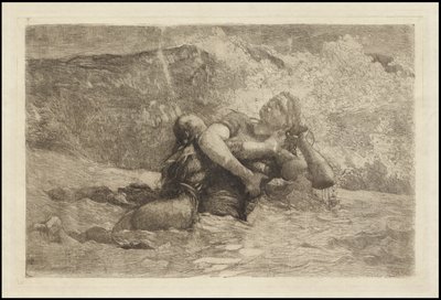 Étude pour Undertow - Winslow Homer
