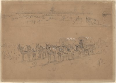 Train de ravitaillement - Winslow Homer