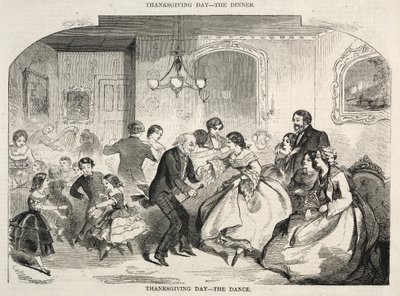 Jour de Thanksgiving - La danse - Winslow Homer