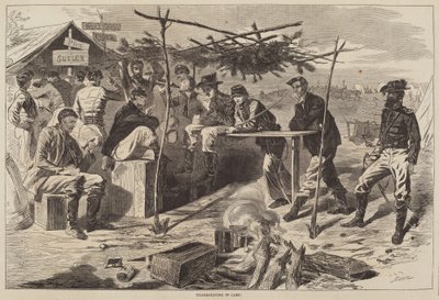 Action de Grâce au Camp - Winslow Homer