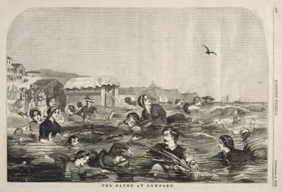 Les Bains à Newport, 1858 - Winslow Homer