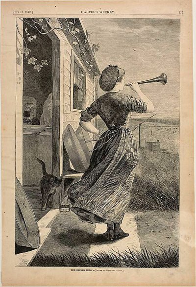 Le cor du dîner - Winslow Homer