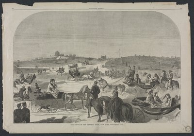 La promenade à Central Park, New York, septembre 1860 - Winslow Homer