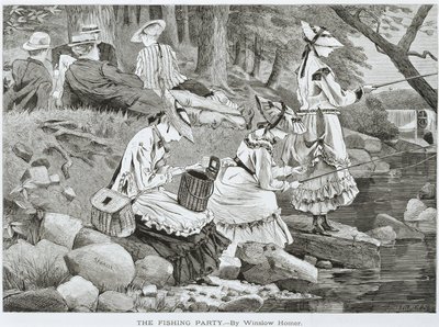 "La partie de pêche--" - Winslow Homer