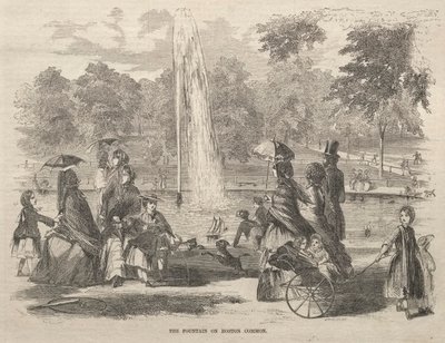 La Fontaine à Boston Common, 1857 - Winslow Homer
