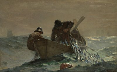 Le Filet de harengs - Winslow Homer