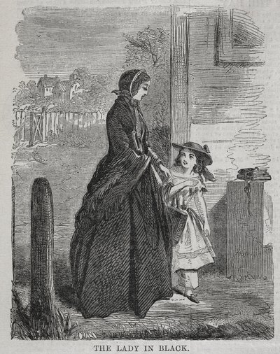 La Dame en noir, 1860 - Winslow Homer